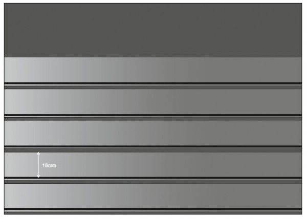 Prinz Auktions-Steckkarten, 210 x 148 mm, 5 Streifen, 100 St.