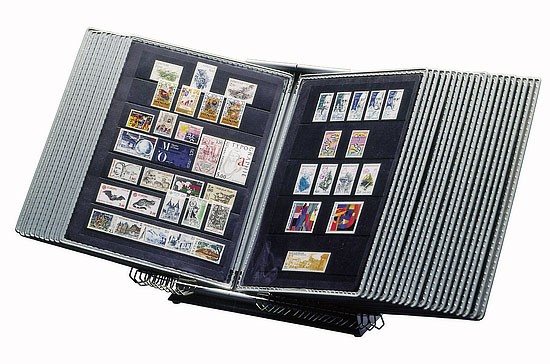 PRINZ EXPOSAFE-Tischständer, mit 30 Taschen und 60 PRINZ-SYSTEM-Blätter