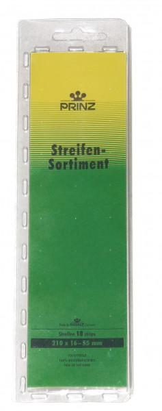 Streifensortiment, transparent