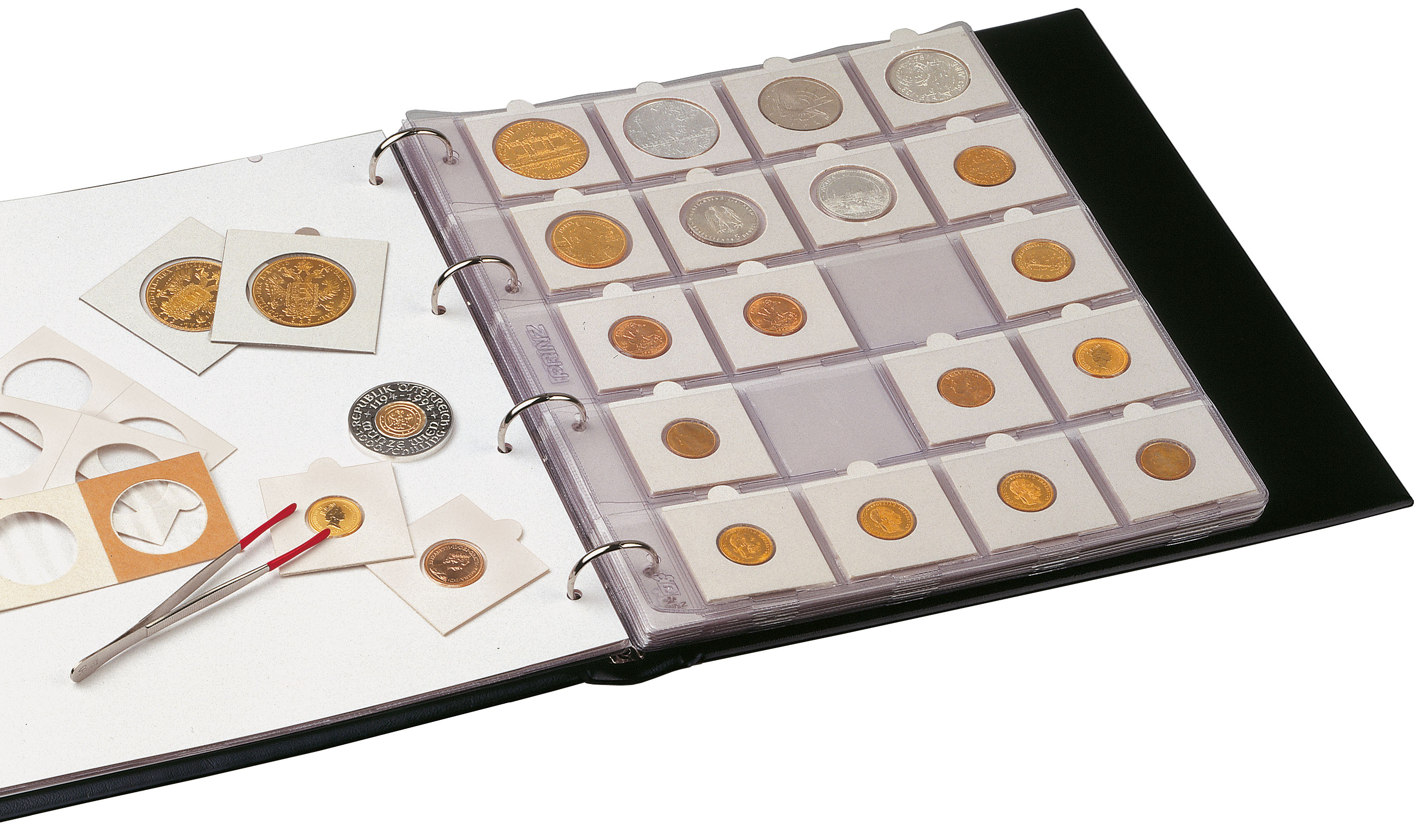 Coin binder Prinz Coin Holders and Binder Coin programs Prinz