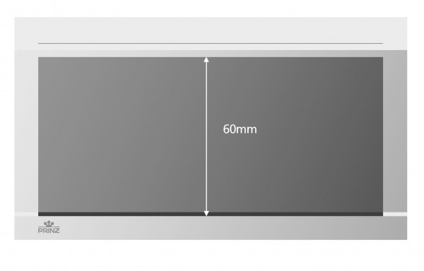Prinz-System Steckkarten, 1 Streifen, weiß, 148 x 84 mm, 1 Polyesterstreifen, 100 Stück