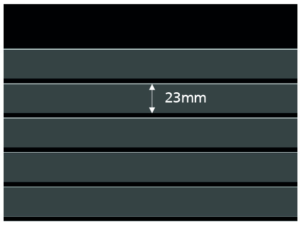 Prinz Auktions-Steckkarten, 210 x 148 mm, 5 Streifen, 100 St.
