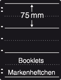 PRINZ-SYSTEM-Sheets, for booklets and telephone-cards, 7 hole punching