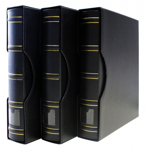 Ringbinder aus Leder mit Kassette