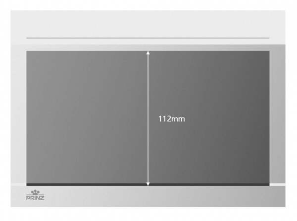 Prinz-System Steckkarten, 1 Streifen, weiß, 210 x 148 mm, 1 Polyesterstreifen, 50 Stück