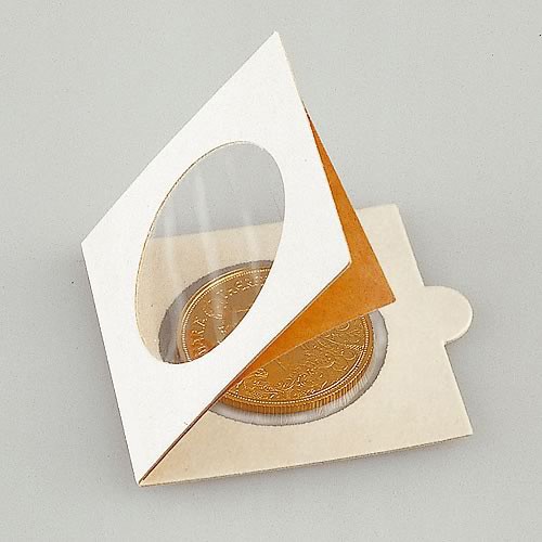 50 pcs. assorted Self Adhesive coin holders